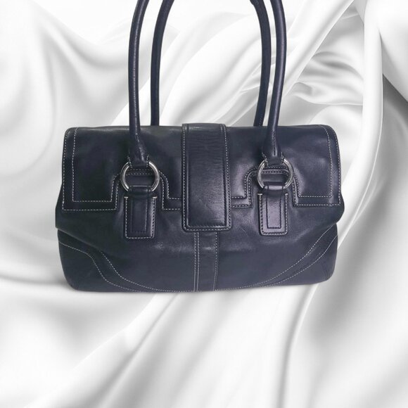 COACH Soho Black Y2K Satchel - Picture 3 of 10